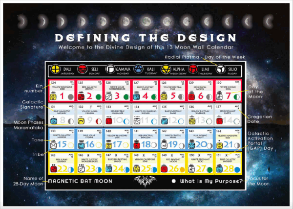 13 Moon Wall Calendar 2025-26 - Image 3